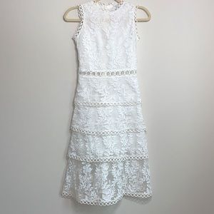 Avantlook floral lace dress